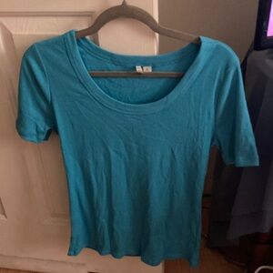 Cato Turquoise Short Sleeve Tee